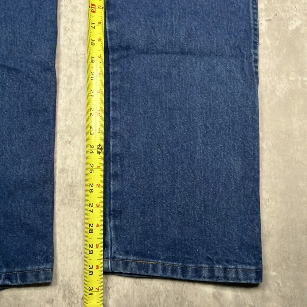 Wrangler 13MWZ Cowboy Cut Jeans Mens 38x30 Blue Denim Western Workwear VTG USA